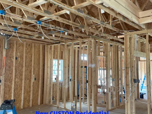 Custom Home Wiring — Dibble Electrical project in Central Virginia