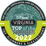Virginia Living Top of the Trades 2022 badge