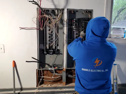 Panel Cleanup & Rewire — Dibble Electrical project in Central Virginia
