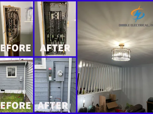 Main Electrical Panel — Dibble Electrical project in Central Virginia