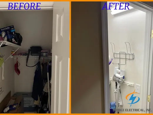 Island & Pantry Power — Dibble Electrical project in Central Virginia