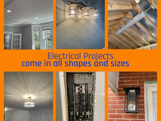 Service Calls — No Job Too Small — Dibble Electrical project in Central Virginia