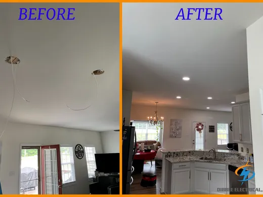 Recessed Lighting — Dibble Electrical project in Central Virginia